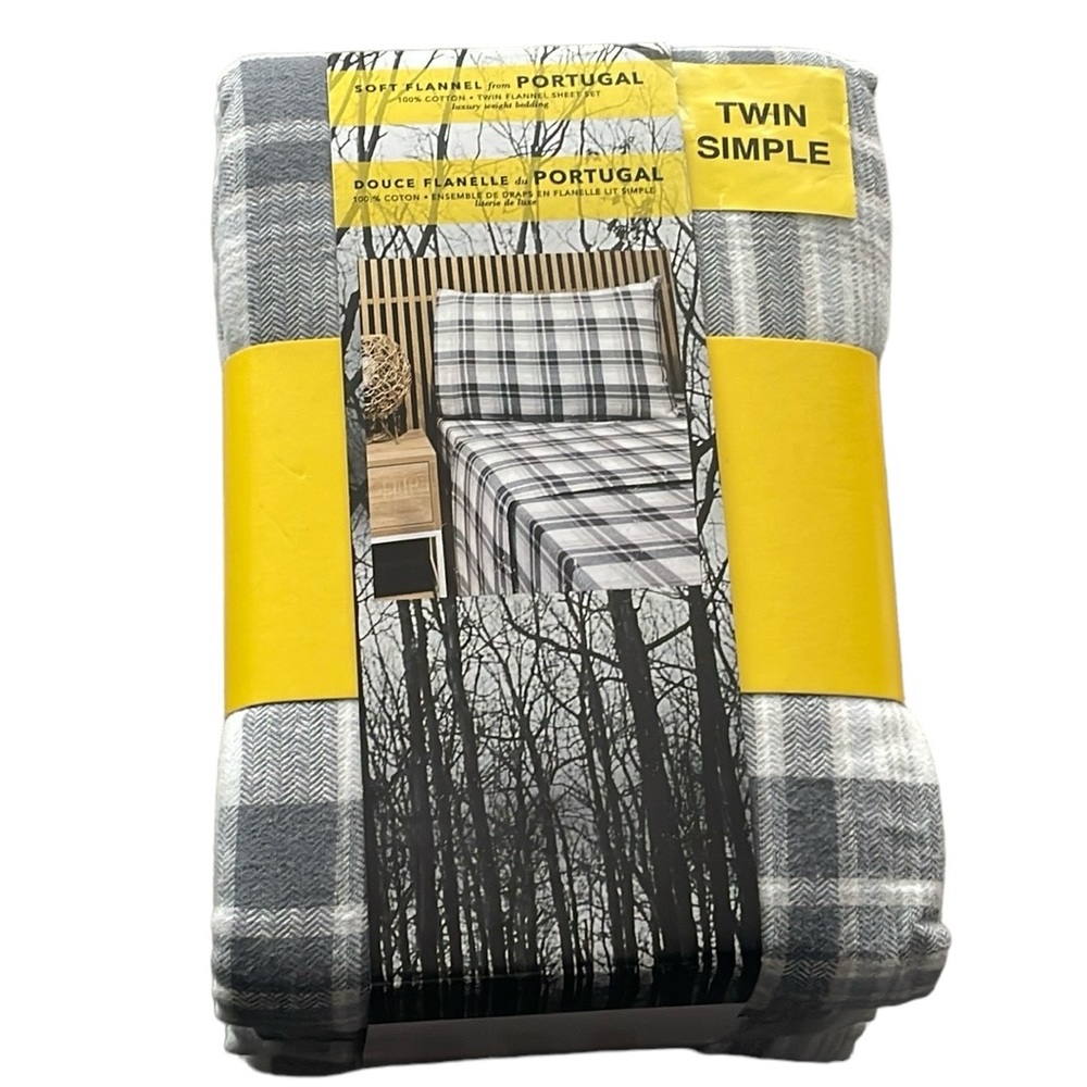 Soft Flannel from Portugal Twin Sheet Set